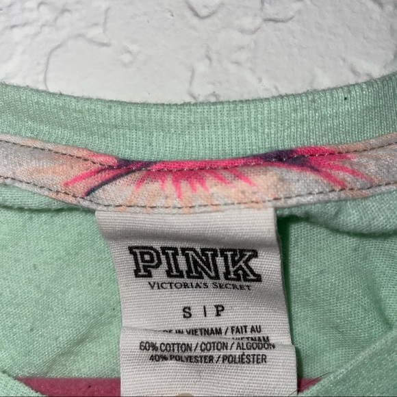 Victoria’s Secret Pink Hi Low Hawaiian Print Tee - Picture 2 of 2